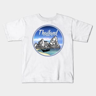 Tropical beach Thailand Kids T-Shirt